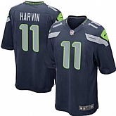 Nike Men & Women & Youth Seahawks #11 Harvin Navy Blue Team Color Game Jersey,baseball caps,new era cap wholesale,wholesale hats